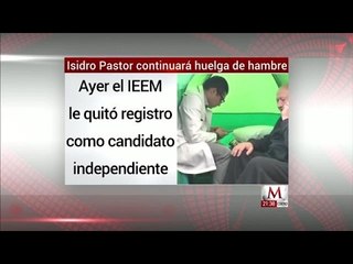 Isidro Pastor continuará en huelga de hambre