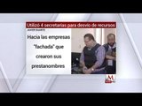 Javier Duarte desvió recursos mediante cuatro secretarías