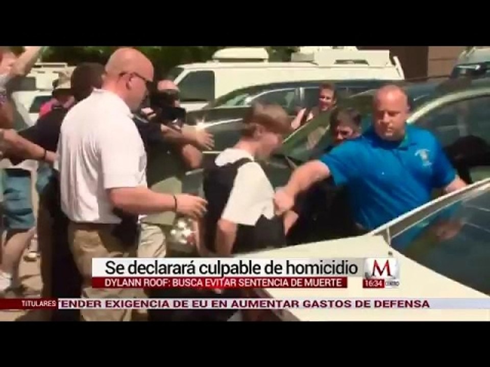 Dylann Roof se declarará culpable de homicidio para evitar pena de muerte