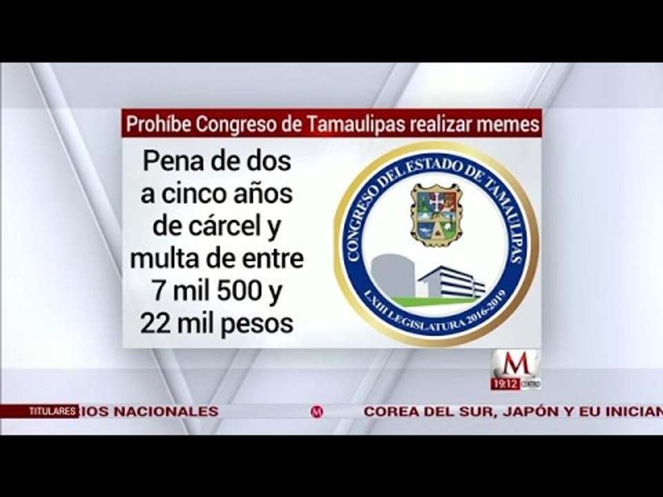 Congreso de Tamaulipas prohíbe realizar memes