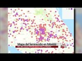 Crean mapa con la ayuda de Google Maps de feminicidios en México