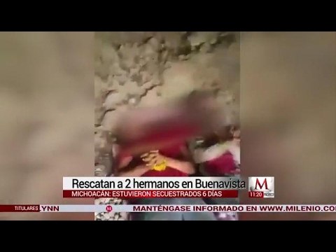 Rescatan a dos hermanos secuestrados en Buenavista, Michoacán