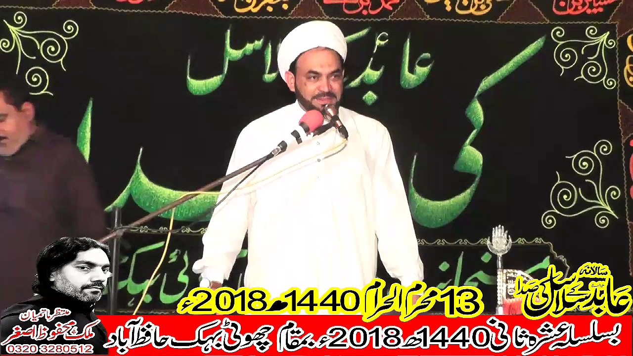 Allama Hassan Jawad Mohsni Qoom 14th Muhram 1440(2018) Choti Behak Hafizabad