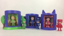 PJ Masks Catboy Gekko Owlette Transforming Playset Headquarters Connor Greg Amaya || Keith's Toy Box