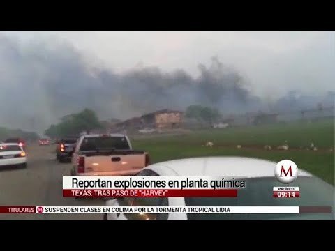 Explosiones sacuden planta química en Texas tras paso de 'Harvey'