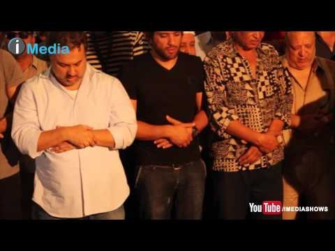 جنازة الفنان نور الشريف | لأول مرة شاهد صلاة الجنازة على الراحل نور الشريف من داخل المسجد