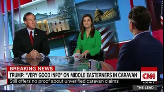 CNN's Jim Acosta presses Trump on his caravan claim
