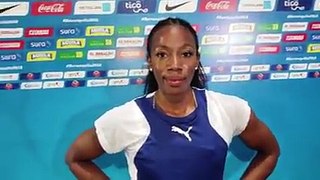 Hear what Ashley Kelly had to say after her 400m semi finals.