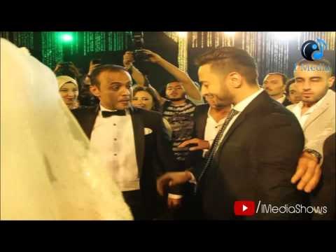 زفاف أبنة شقيق السبكي | حمادة هلال يشعل الفرح مع العريس والعروسة بأغنية عيشلك يومين