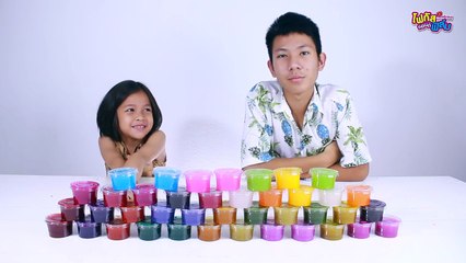 ยำสไลม์ 10 สี ทายใจ MIXING 10 COLOR SLIME  CHANGING