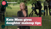 Kate Moss's Daughter Gives Makeup Tips