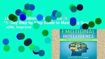 Library  Emotional Intelligence: A 21- Day Step by Step Guide to Mastering Social Skills, Improve