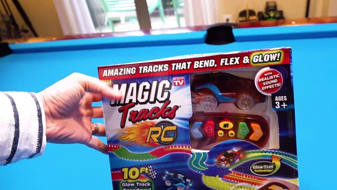 MAGIC TRACKS WITH A REMOTE CONTROL?! Cars for Kids! With GoPro!