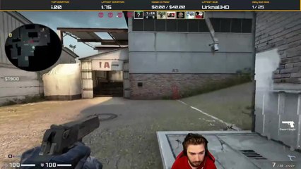 What a play! Sick 1v5 with Deagle only!