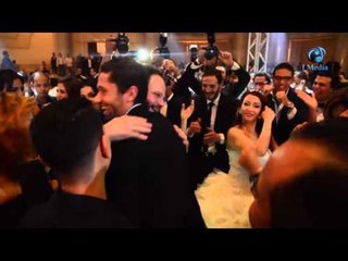 فرح أحمد بجة   شاهد رقص نار مع كريم محمود عبد العزيز