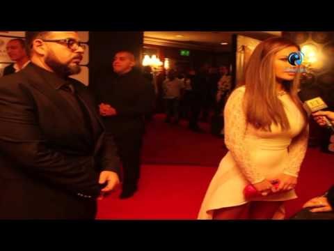 مهرجان القنوات الفضائية | نيكول سابا والفستان المثير جداً الذى خطف عيون الحاضرين