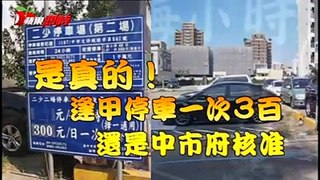 想省錢就停遠一點吧，就當運動囉 　　【圖文報導】是真的！逢甲停車一次3百　還是中市府核准 　【完整 #動新聞】 　下載《蘋果》APP，拒當知識魯窮宅   #停車費 #逢甲夜市