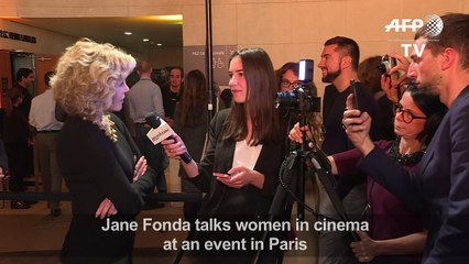 Jane Fonda in Paris to talk about women in cinema