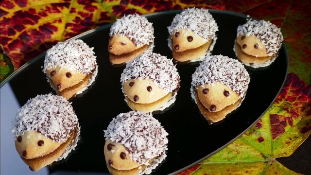 Igel-Plätzchen / Teig in 1 Minute / Backen für Kinder / Plätzchen
