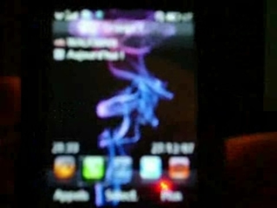 Vidéo SE W950i - Interface