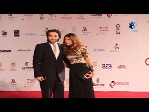 أفتتاح مهرجان مهرجان القاهرة السينمائى الدورة 37 | شاهد الظهور الاول لشريف رمزى وريهام ايمن