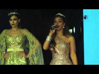 ديفيلية هاني البحيرى | شاهد تفاعل الفنانة ليلى علوى مع أحد العارضات بطريقة لافتة للإنتباة !