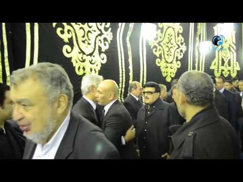 عزاء والدة وائل الابراشى | شاهد خالد صلاح و فاروق الفيشاوى وعادل أمام بعد العزاء