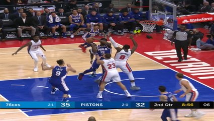 Philadelphia 76ers at Detroit Pistons Raw Recap