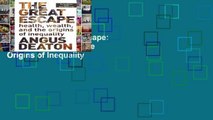 Library  The Great Escape: Health, Wealth, and the Origins of Inequality