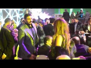 حفل النايل دراما |  شاهد "زينة" بفستان رائع فى الحفل