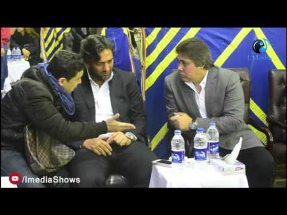 عزاء حمادة إمام |  شاهد حوار جانبى بين ميدو و خالد الغندور و أشرف قاسم .. شوف شكل ميدو