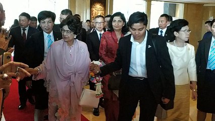Dr Siti Hasmah arrives in Bangkok