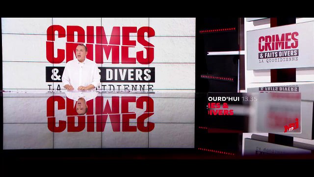 Crimes et Faits divers - NRJ12 - Sommaire du mercredi 24 octobre - Jean-Marc Morandini