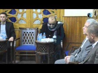 عزاء المؤلف يسري الإبياري | شاهد الفنان محمود عبد العزيز في العزاء رأسة في الأرض !