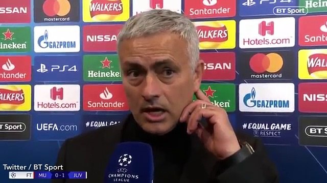 Mourinho praises Juventus following Champions League loss