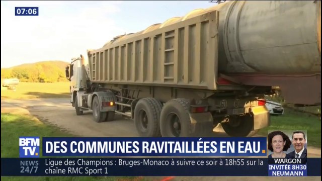 À cause de la sécheresse, plusieurs communes du Doubs se font ravitailler en eau... par camions