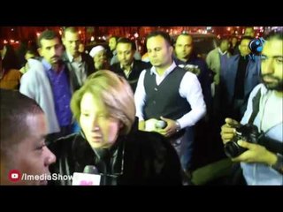 عزاء ممدوح عبد العليم | لحظة دخول بوسى العزاء ورفضها التسجيل مع أى مصور: ونعم بالله !