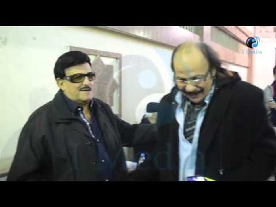 عزاء المؤلف يسري الإبياري |  أحمد أدم "ينكش" طلعت زكريا و سمير غانم يحاول أن يهدى الموضوع