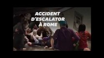 À Rome, un escalator s'écroule dans le métro avant le match AS Roma-CSKA Moscou