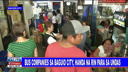 Bus companies sa Baguio City, handa na rin para sa undas