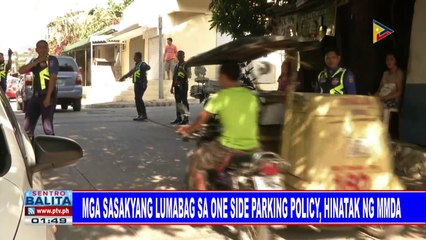 Mga sasakyang lumabag sa one side parking policy, hinatak ng MMDA