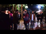 حفل عقد قران الفنانه إيناس النجار | شاهد لحظة دخول مصطفى محفوظ و هوا هيموت من البرد - مسخرة !
