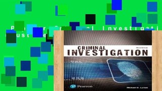 Popular Criminal Investigation (Justice Series)