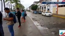 Huracán Willa golpea con olas gigantes a costas mexicanas Video Vicente ya es depresión tropical