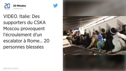 Rome : un spectaculaire accident d'escalator fait 20 blessés