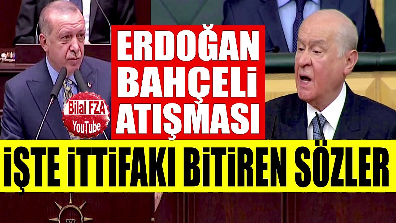 Erdoğan Bahçeli Çok Sert İTTİFAK BİTTİ Reisslere Biraz Zaman Verelim Cumhur İttifakı Devam
