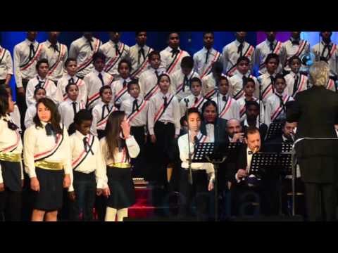 حفل ديانا حداد مع كورال الأطفال | شاهد الأطفال يبدع فى غناء الأغاني الوطنية لكـنا للأسف... شاهد