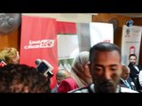 كلمة تامر حسني: طول عمرنا إيد واحدة و الناس تقاطعة مش سامعين و خناقة و هرج فى القاعة!!