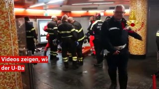 Rom Rolltreppe rast plötzlich in die Tiefe - mindestens 20 Verletzte