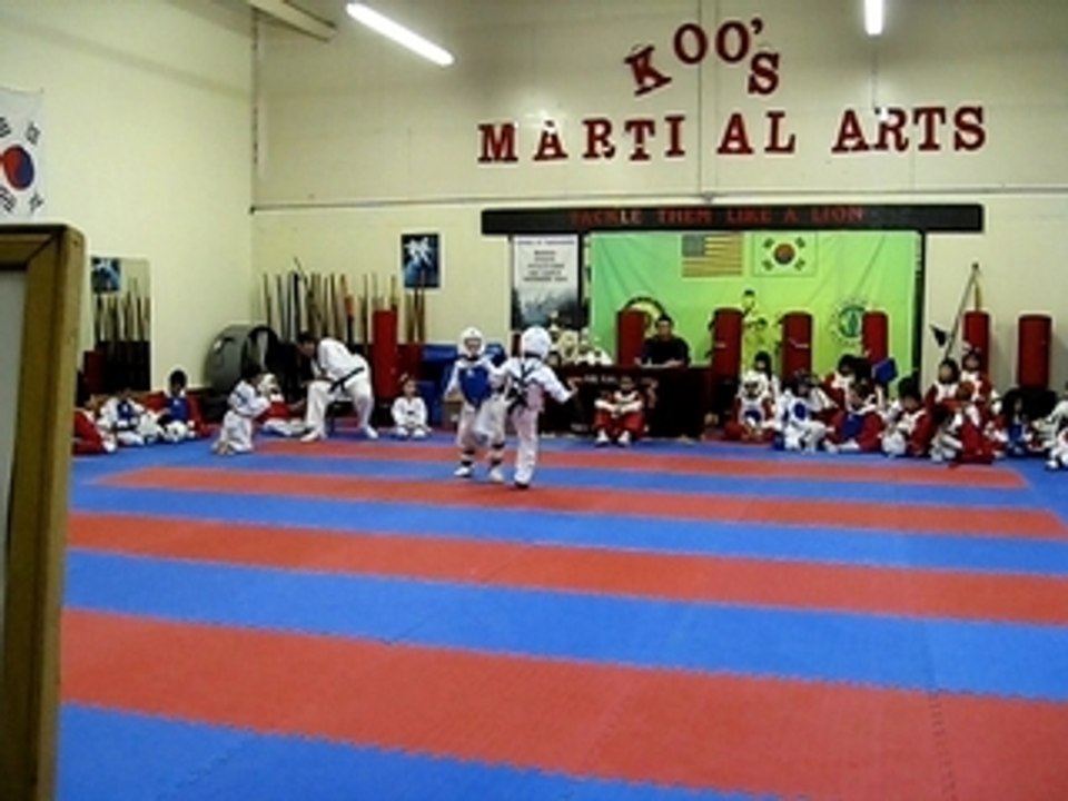Camerons Sparring & First Karate Trophy